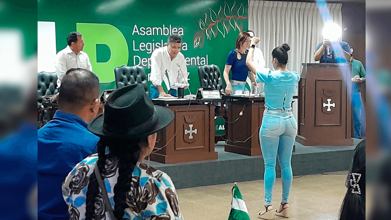 Tras una sesión, eligen a Muriel Cruz como tercera vocal en la asamblea legislativa departamental