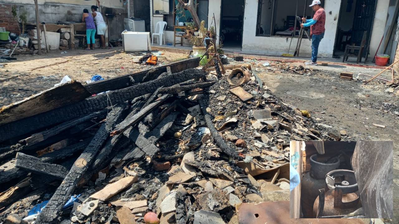 Fuga de gas y explosión en inmueble de mercado Abasto deja una persona herida