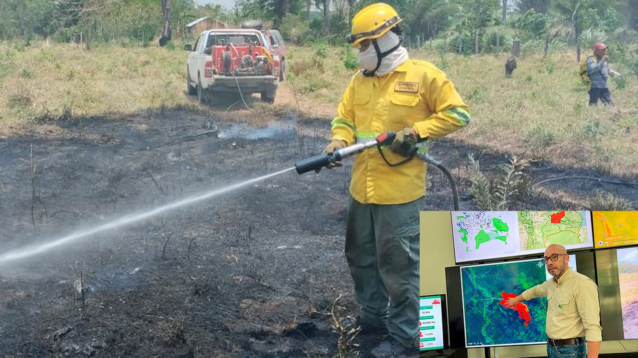Gobernación de Santa Cruz insta a la población a colaborar en la prevención de incendios