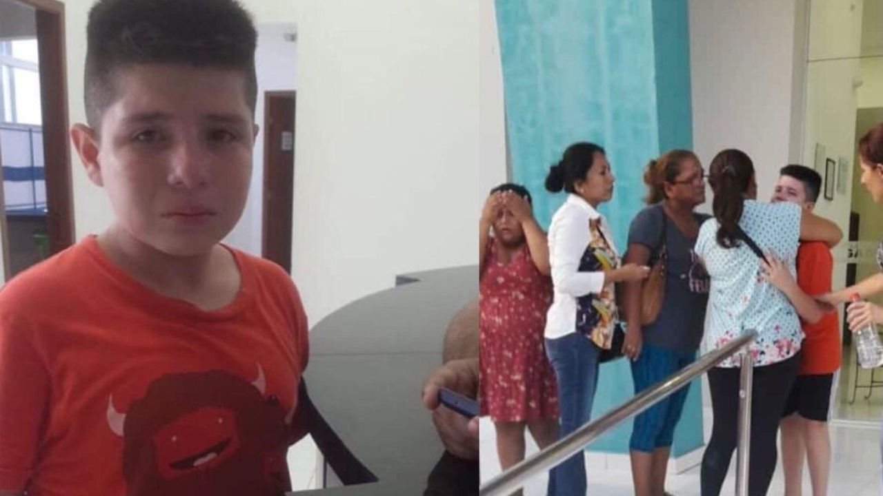 Niño logró escapar de sus captores saltando de la camioneta
