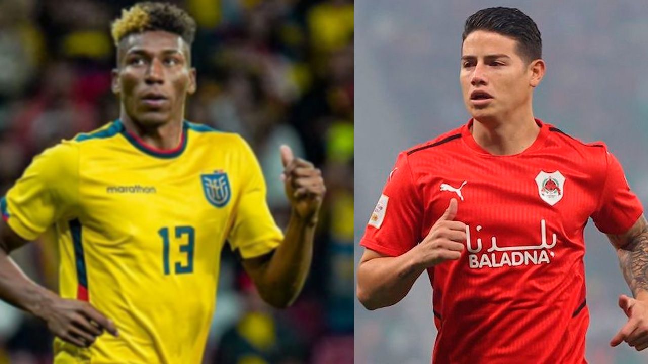 Ecuador sale con Kevin Rodríguez en la delantera y Colombia vuelve a confiar en James