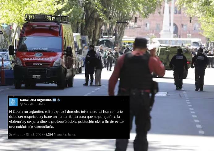 Embajadas de Israel y EE.UU. en Buenos Aires evacuadas por amenazas de bomba