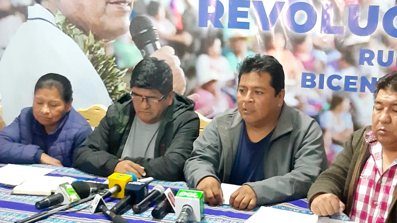 "Liberación urgente solicitada por la Dirección Departamental del MAS La Paz para los arrestados en Cabildo de El Alto"