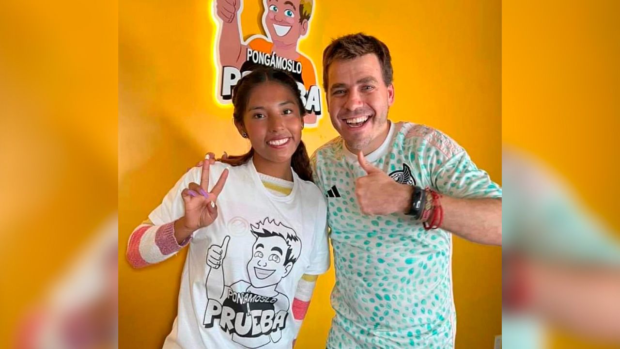 "Albertina Sacaca conoce al famoso Tiktoker Jimmy de 'Pongámoslo a Prueba' en México"