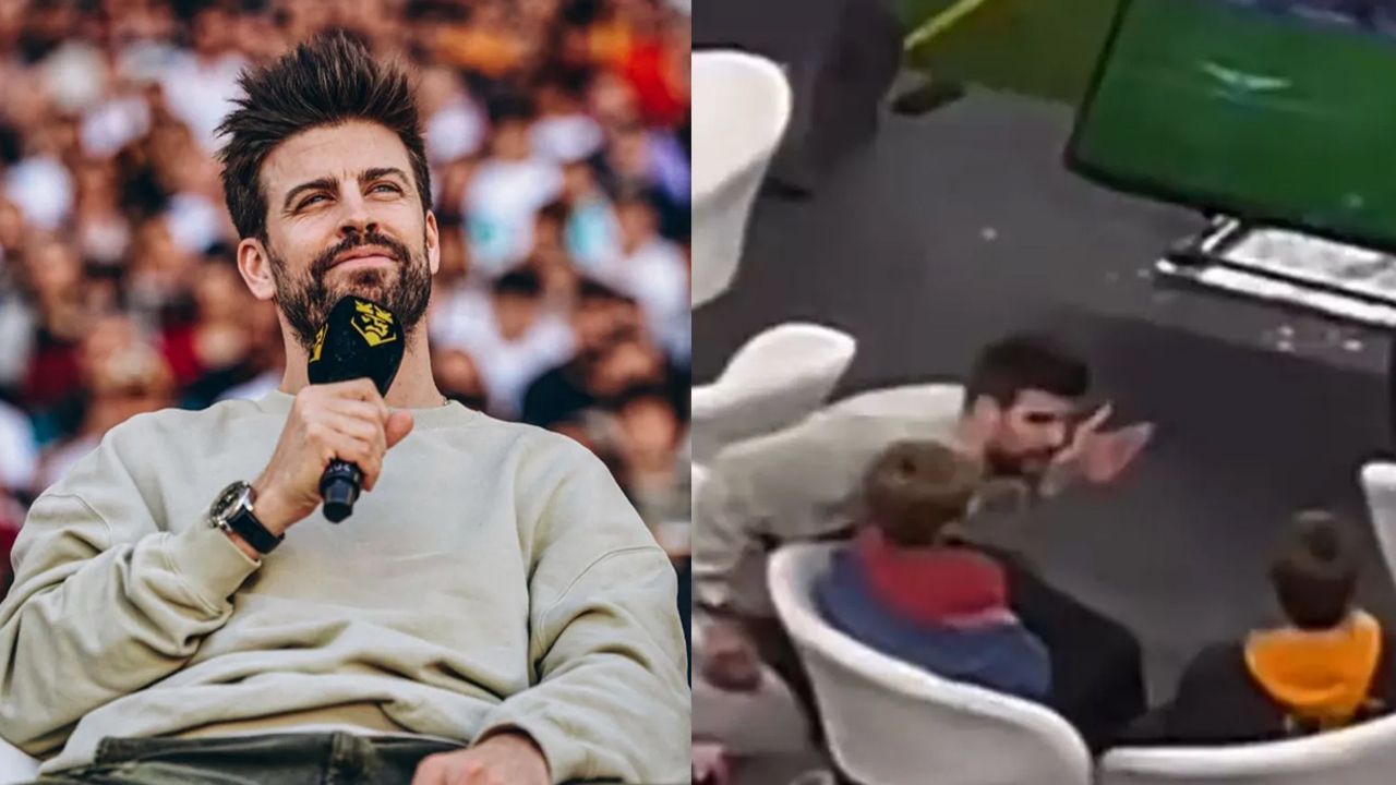 Piqué llevó a sus hijos, Milán y Sasha a la final de la Kings League