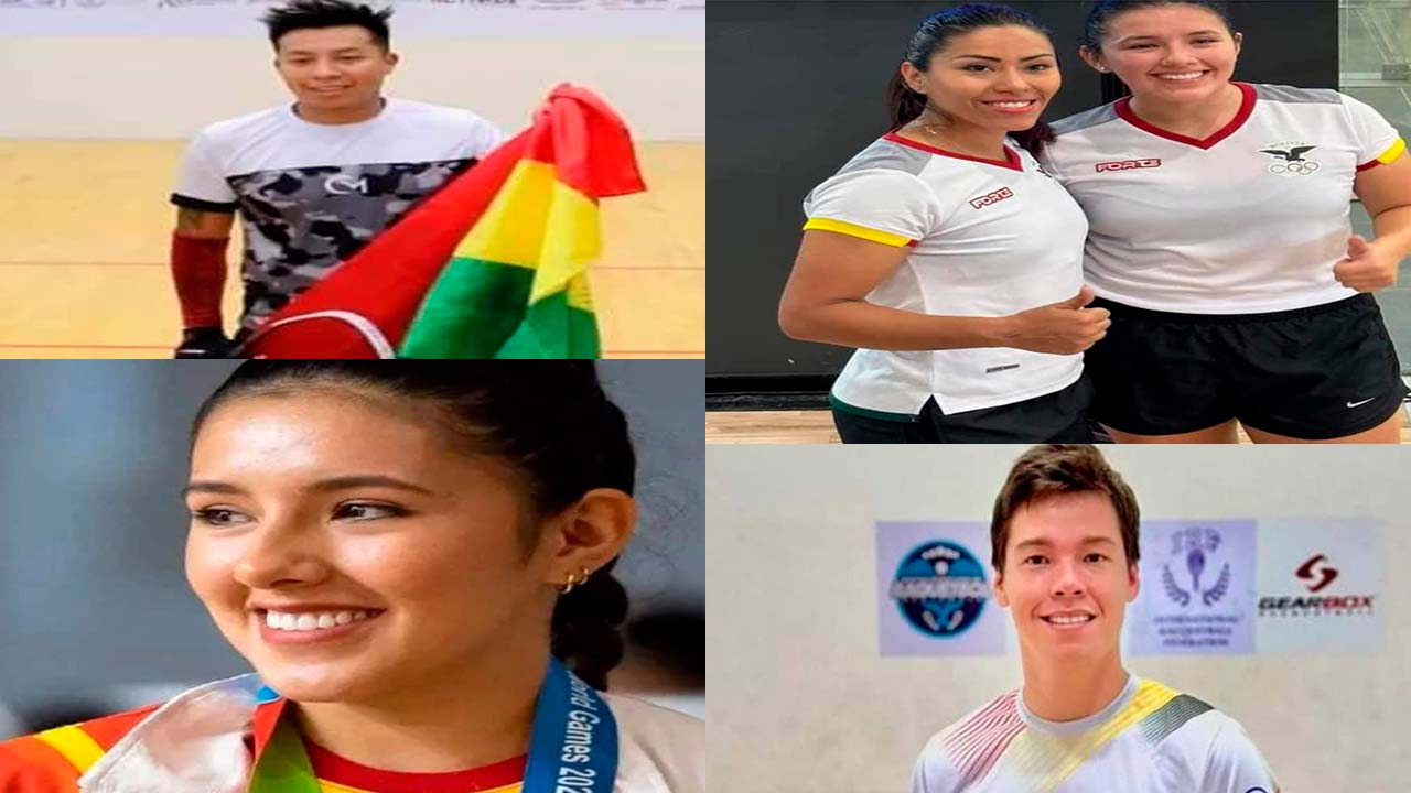 Bolivia destaca en el ráquetbol en los XIX juegos Panamericanos de Santiago 2023