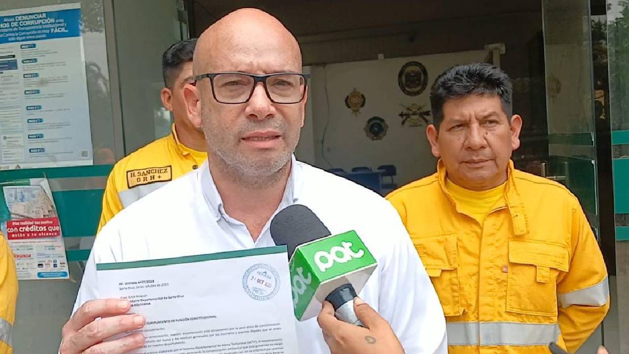 Gobernación entrega carta al Comando de la Policía para permitir el ingreso a controlar el incendio a El Choré