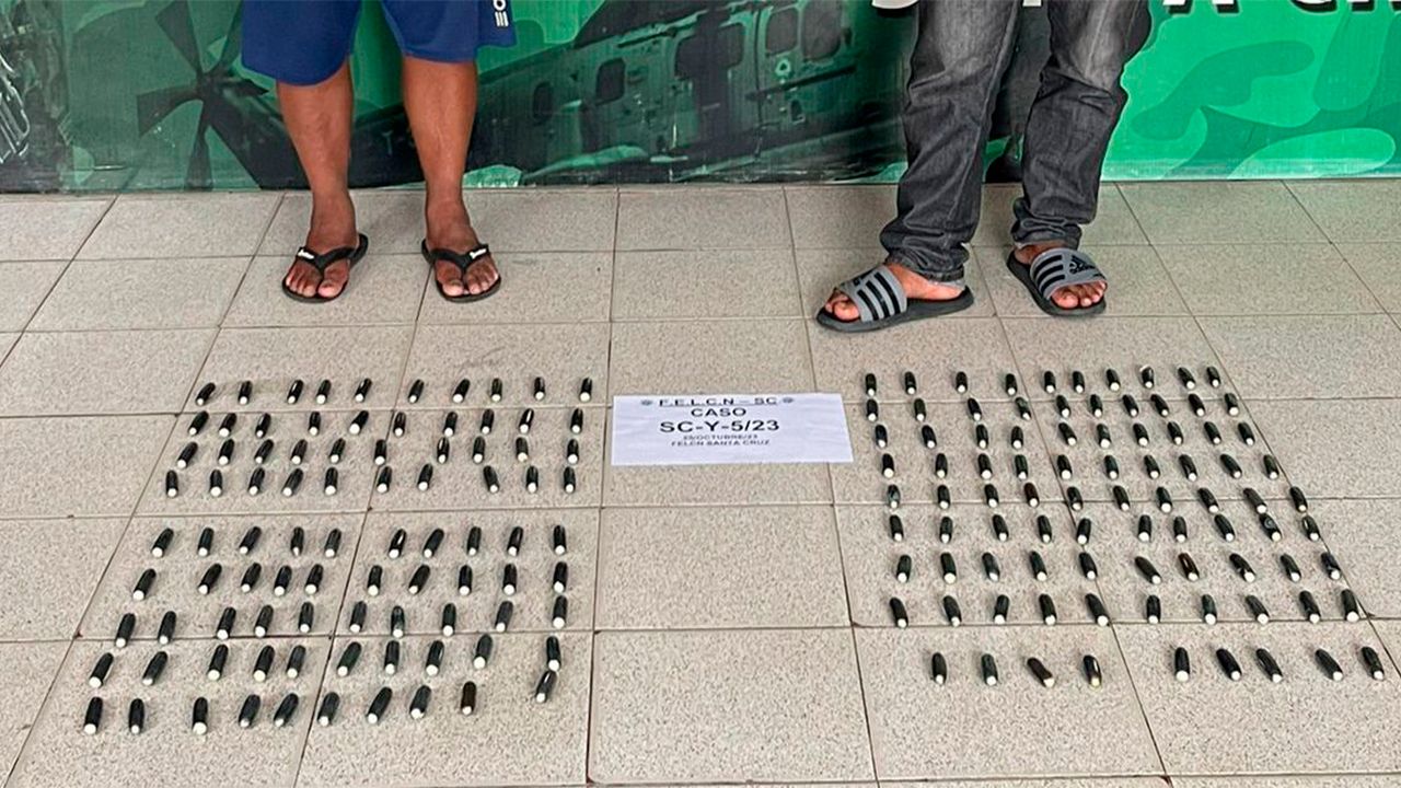 Sujetos que ingirieron 179 capsulas de cocaína serán imputados por tráfico de sustancias controladas