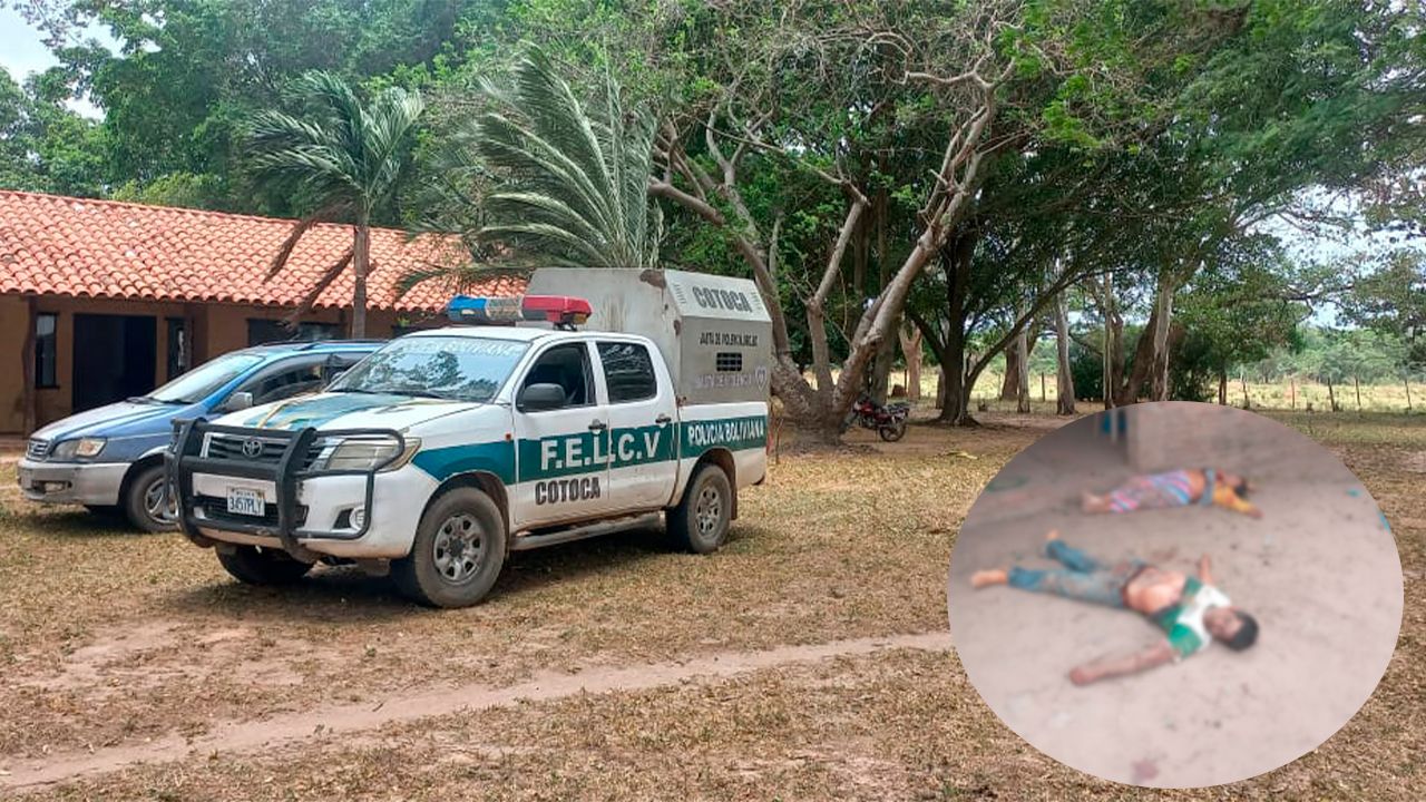 Doble crimen en la comunidad El Bis conmociona a Cotoca