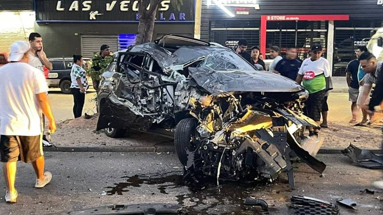 Aparatoso accidente de Tránsito deja cuatro personas gravemente heridas