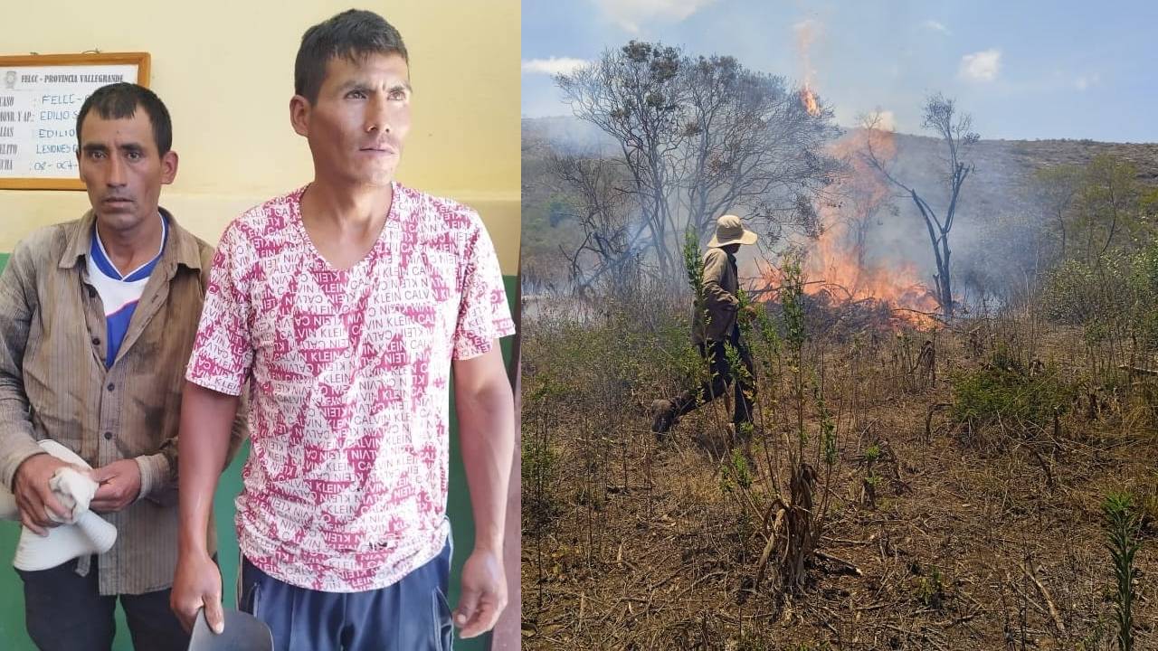 Eduardo del Castilloo informa la detención de dos personas que iniciaron un incendio forestal
