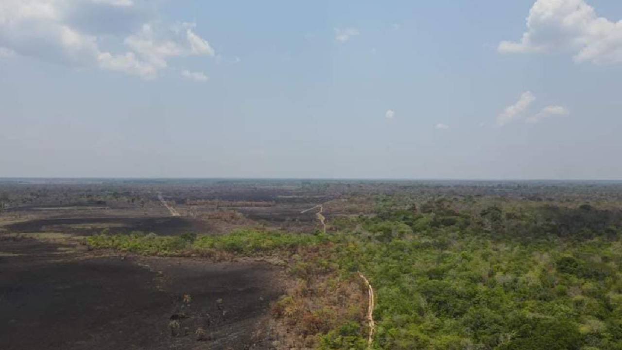 Santa Cruz reporta dos incendios activos y la gobernación dice que el 88% de las quemas son en areas protegidas