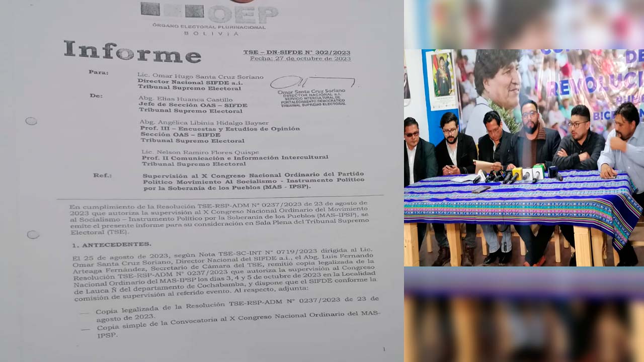 Equipo jurídico del MAS se declara en estado de emergencia tras anuncio del TSE
