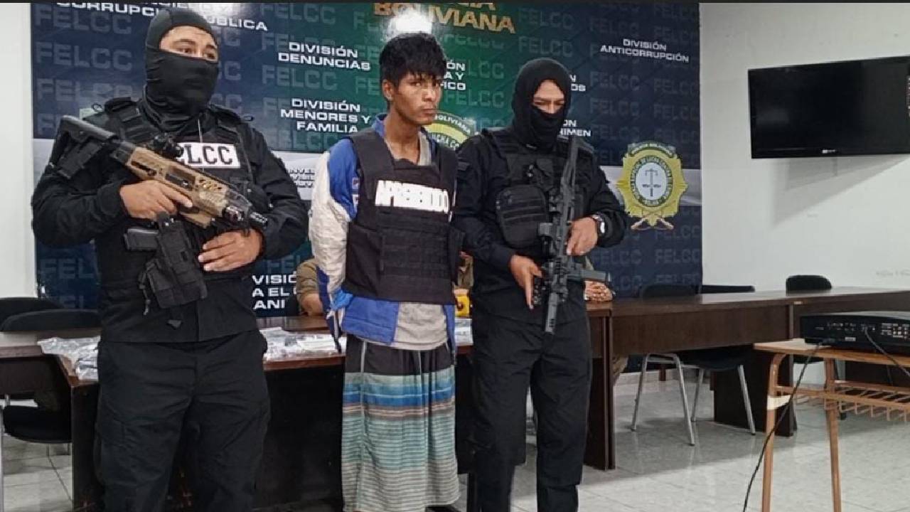 Detenido presunto delincuente vinculado con robo en restaurante de Equipetrol