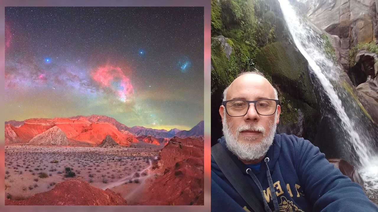 Una maravilla cósmica: Fotógrafo argentino inmortaliza dos Vías Lácteas en una única imagen