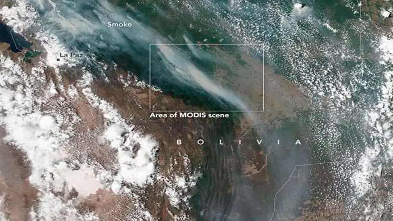 La NASA rastrea incendios forestales en Bolivia y monitorea su impacto