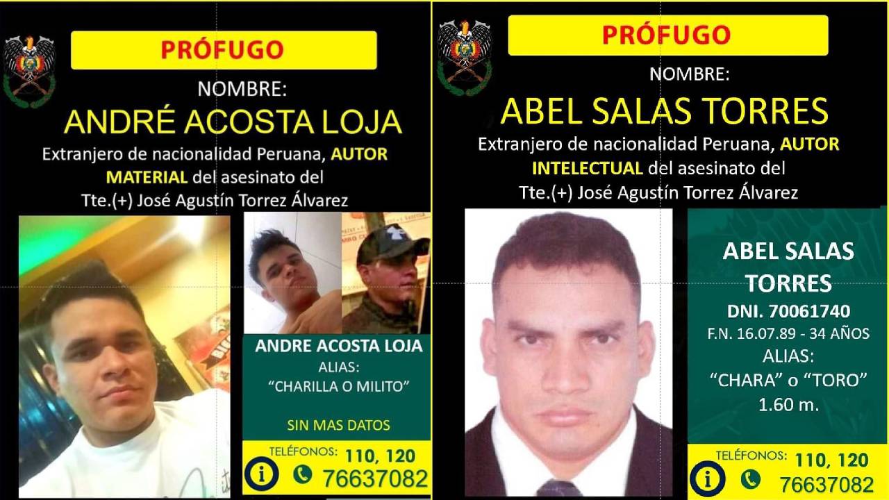 Policía indentifica a dos de los presuntos asesinos de un policía y un civil