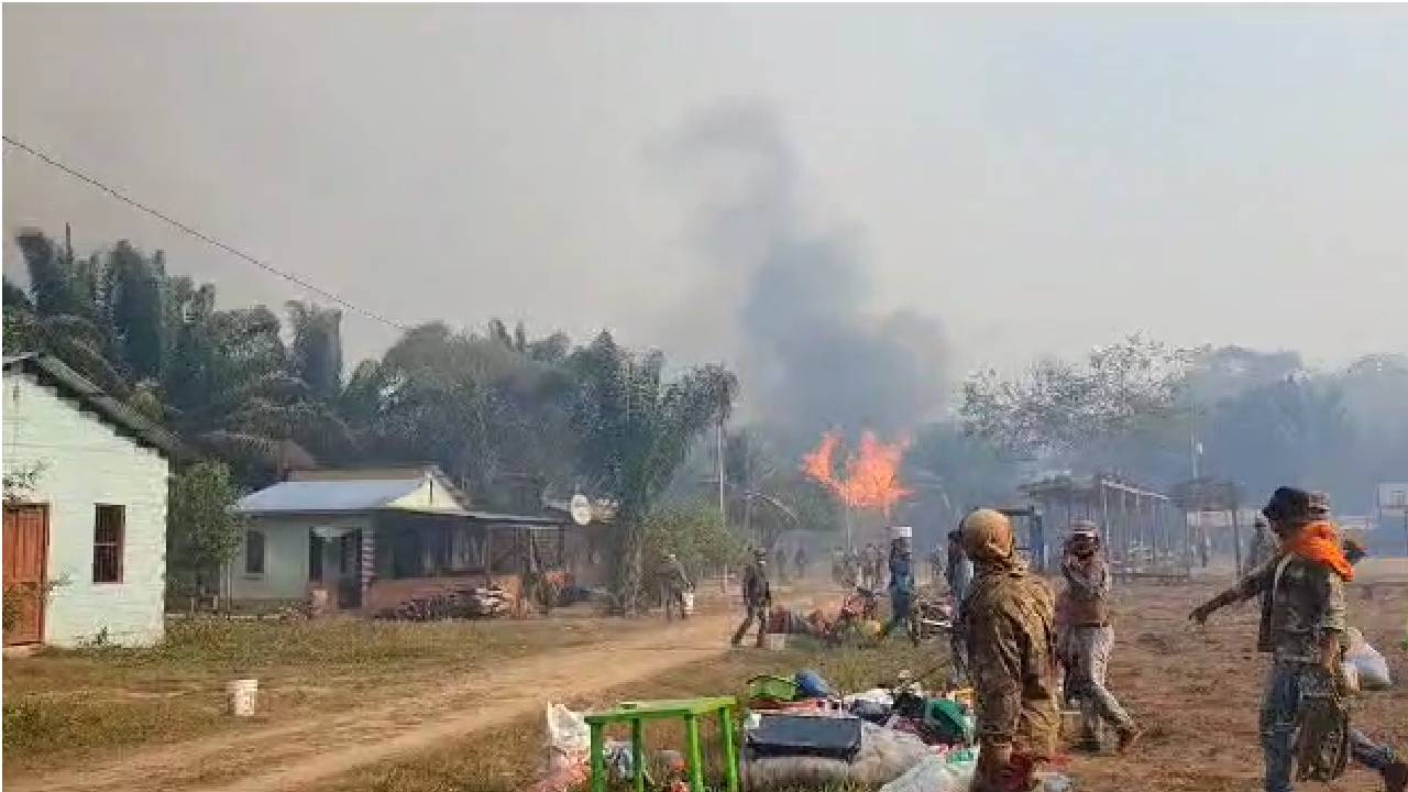 Incendios forestales alcanzan área urbana de Buena Vista