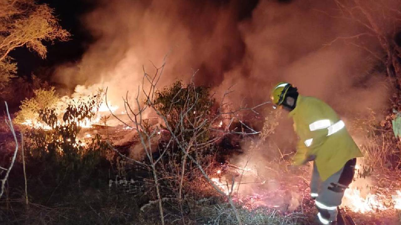 Santa Cruz registra 13 incendios forestales en 8 municipios 
