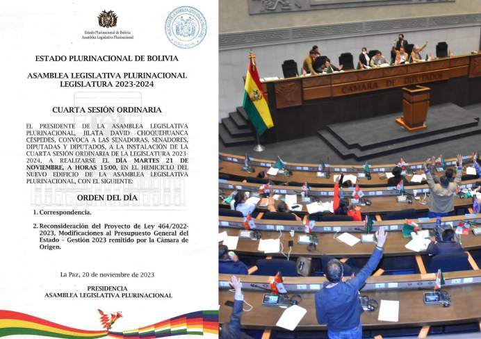 El Legislativo vuelve a tratar la Ley del Presupuesto 2023
