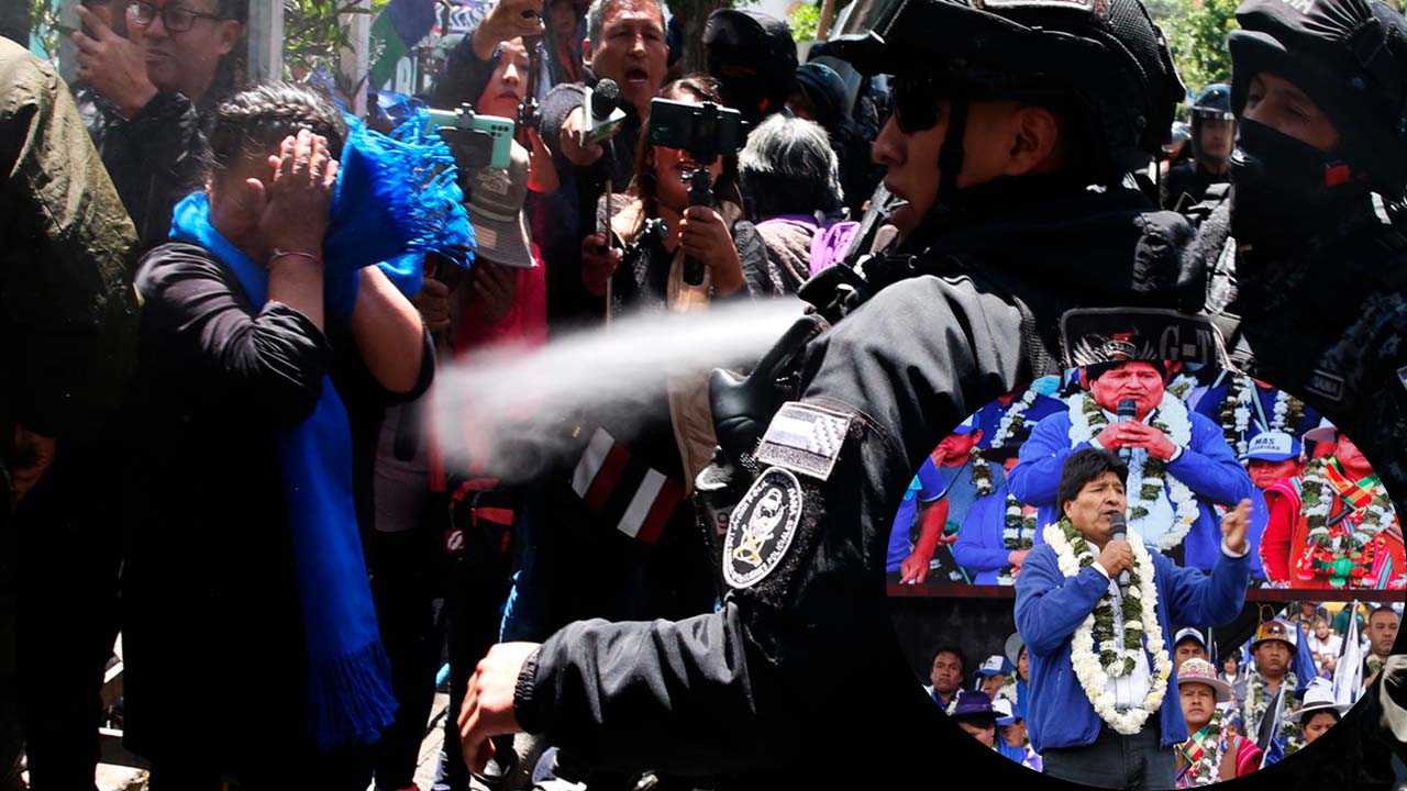 Afines a Evo Morales exigen al ente electoral que resuelva sobre el congreso del MAS
