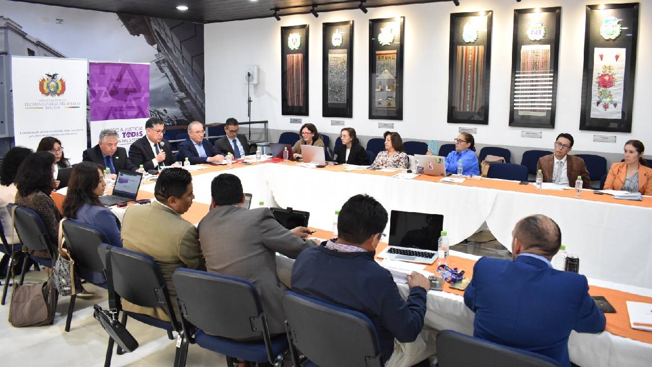 Ministerio público fue anfitrión de la v reunión del comité técnico del proyecto "Acceso a justicia para todos y reforma del sistema" 