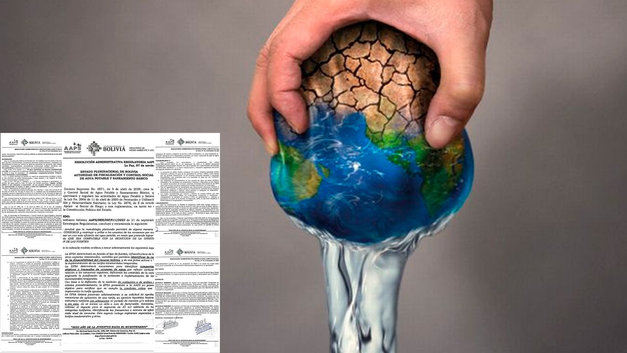AAPS aprueba incremento temporal de tarifas por consumo excesivo de agua