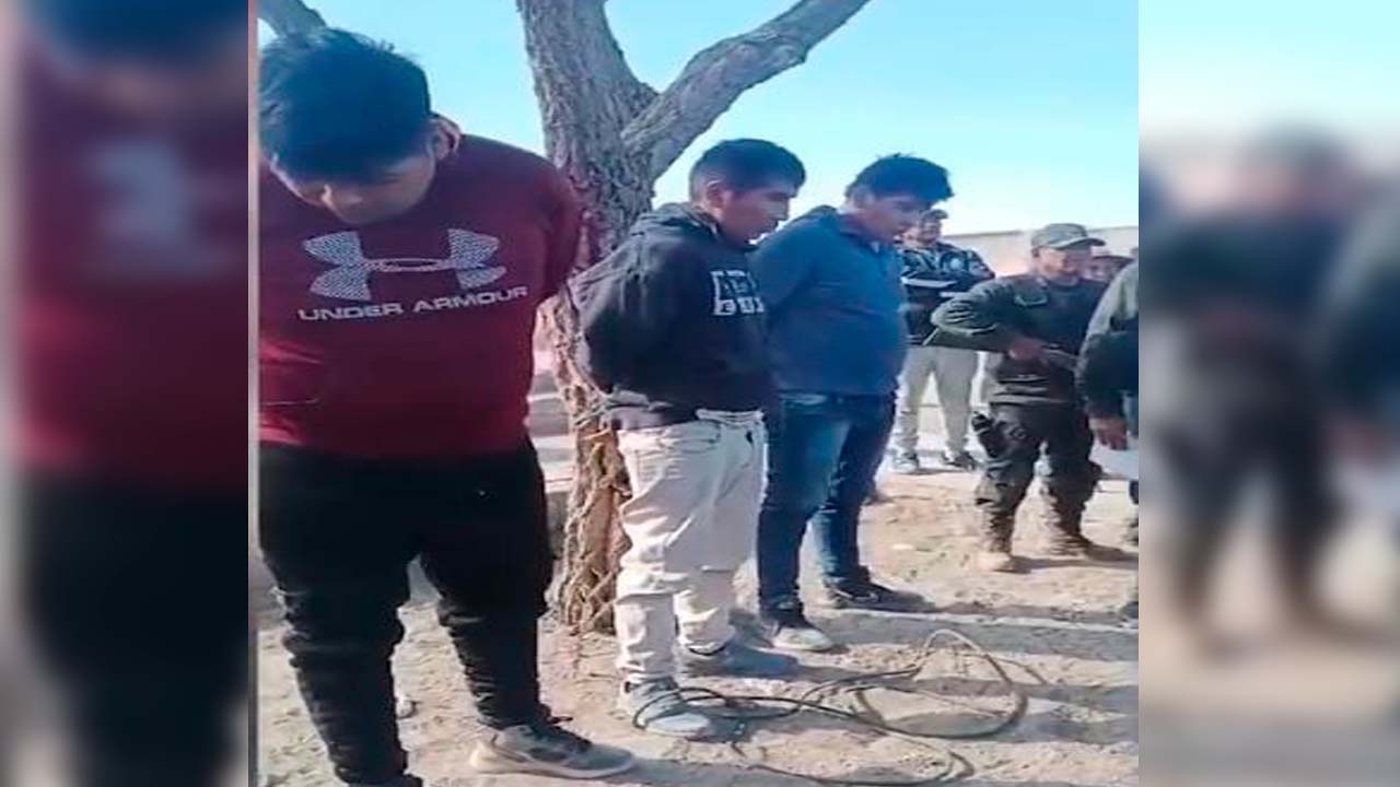 Comunarios del Salar de Coipasa capturan a presuntos asaltantes tras robo de más de Bs. 100 mil 