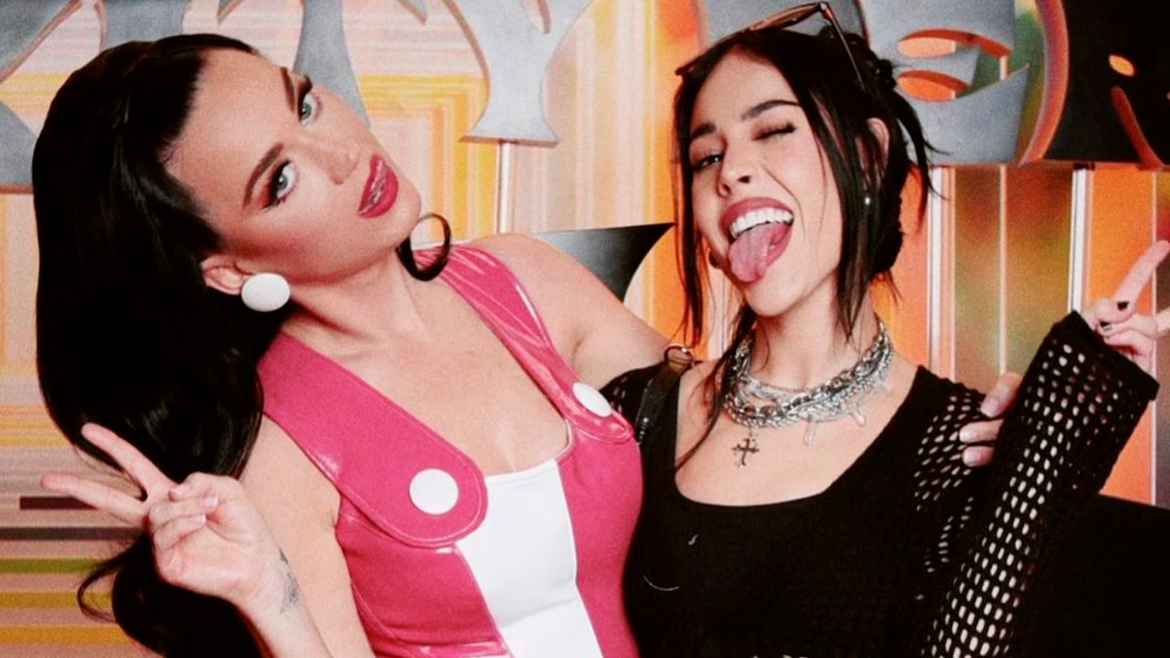 Emotivo encuentro de Danna Paola y Katy Perry 
