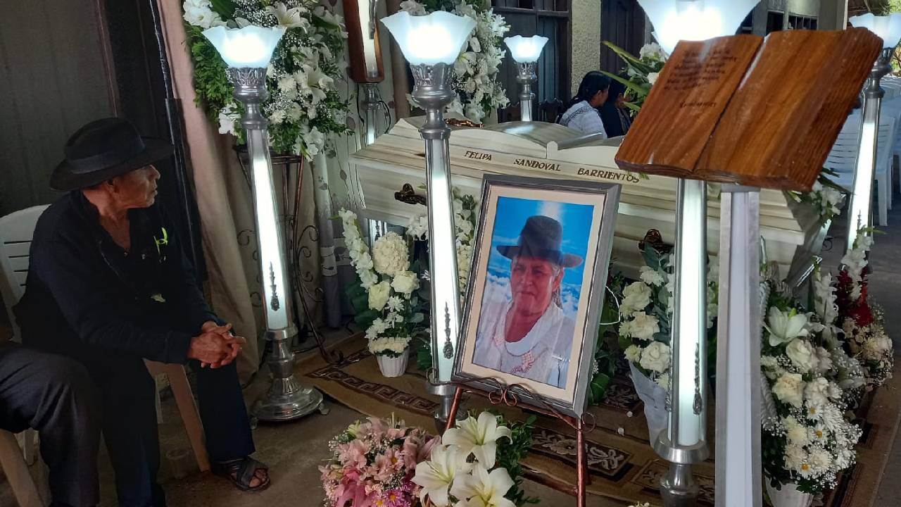 Último adiós a Felipa Sandoval de 73 años, víctima de un trágico homicidio