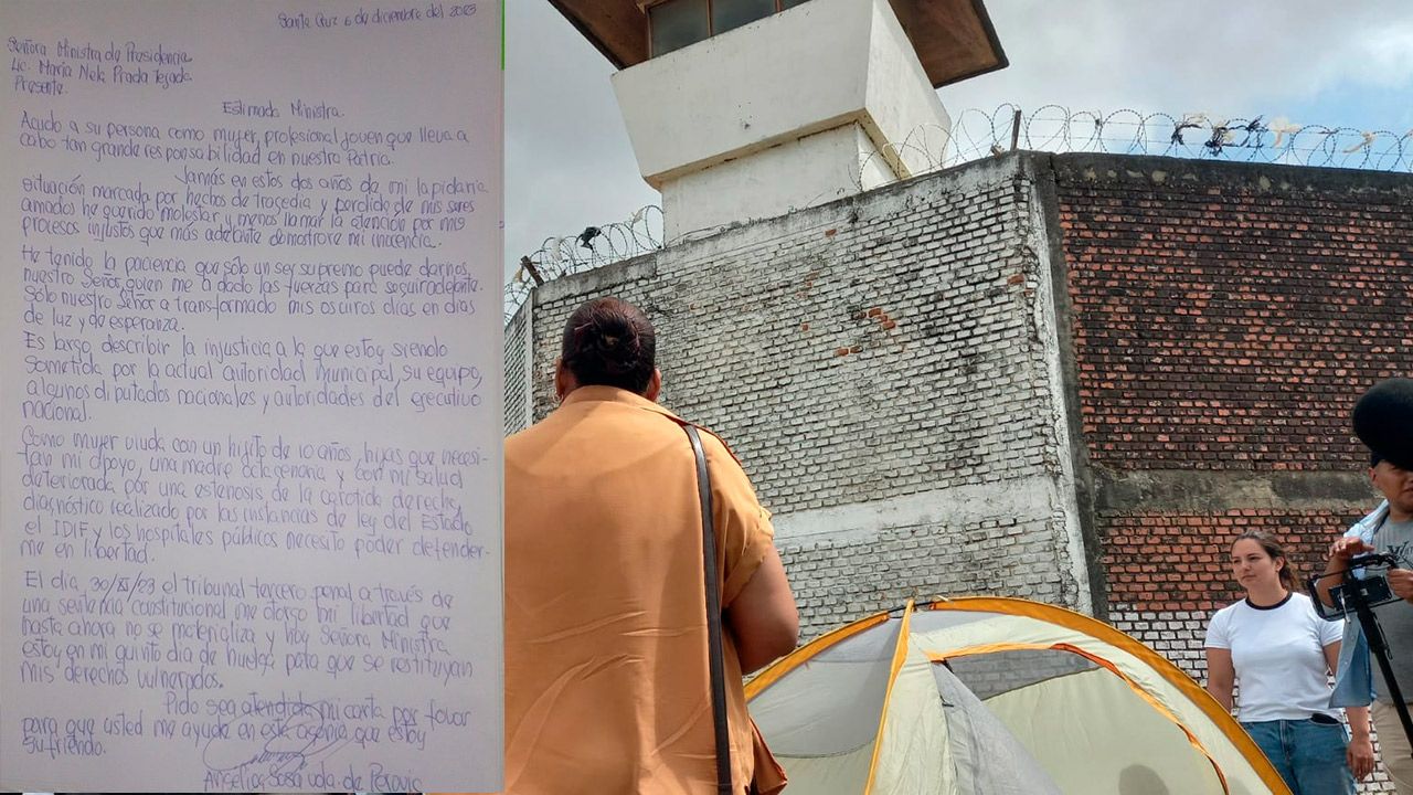 La exalcaldesa Angélica Sosa busca libertad: Audiencia clave tras cinco días de huelga de hambre