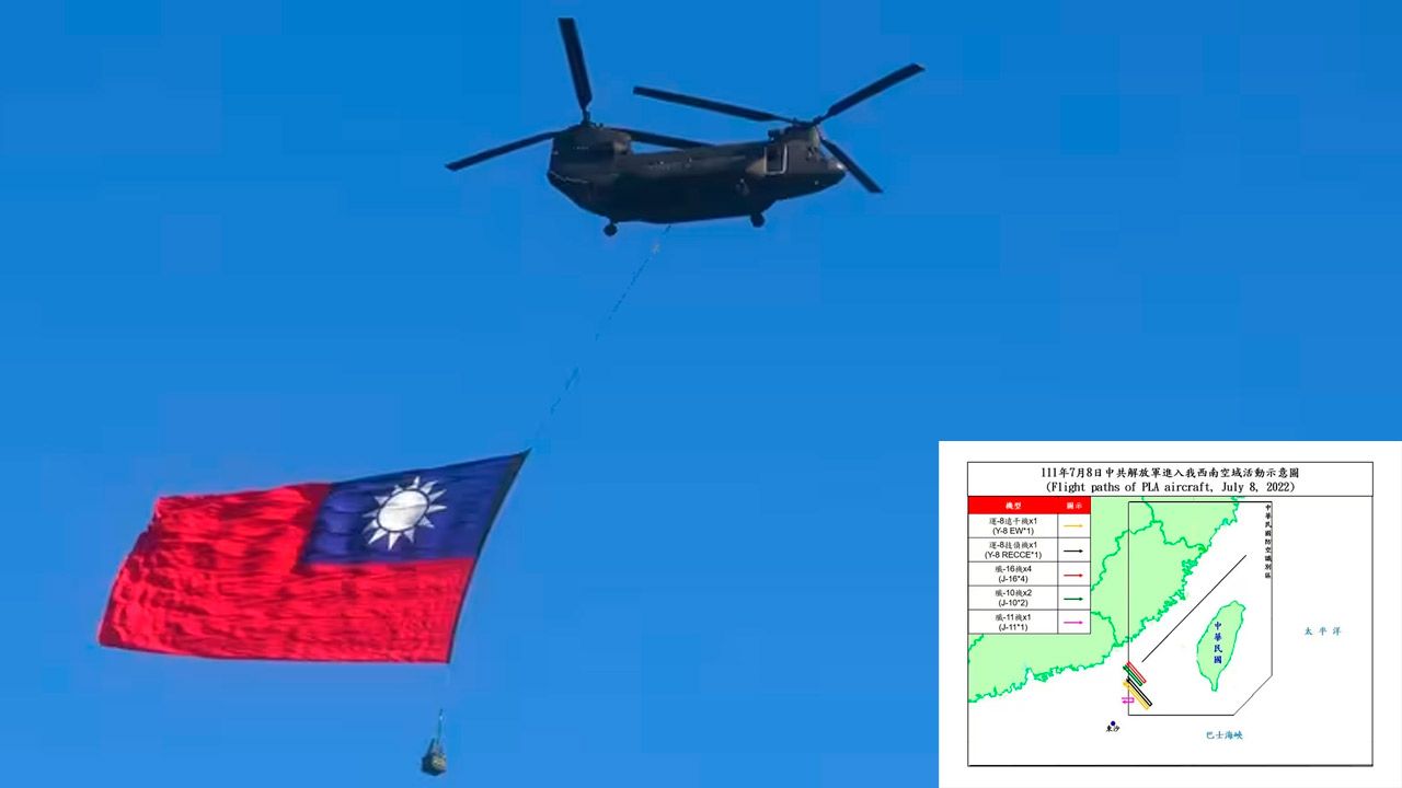 Tensión en el Estrecho de Taiwán: Detectan globo espía de China que cruza la línea divisoria