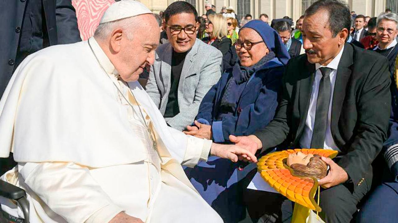 Vicente Cuéllar y su encuentro con el Papa Francisco en el Vaticano 