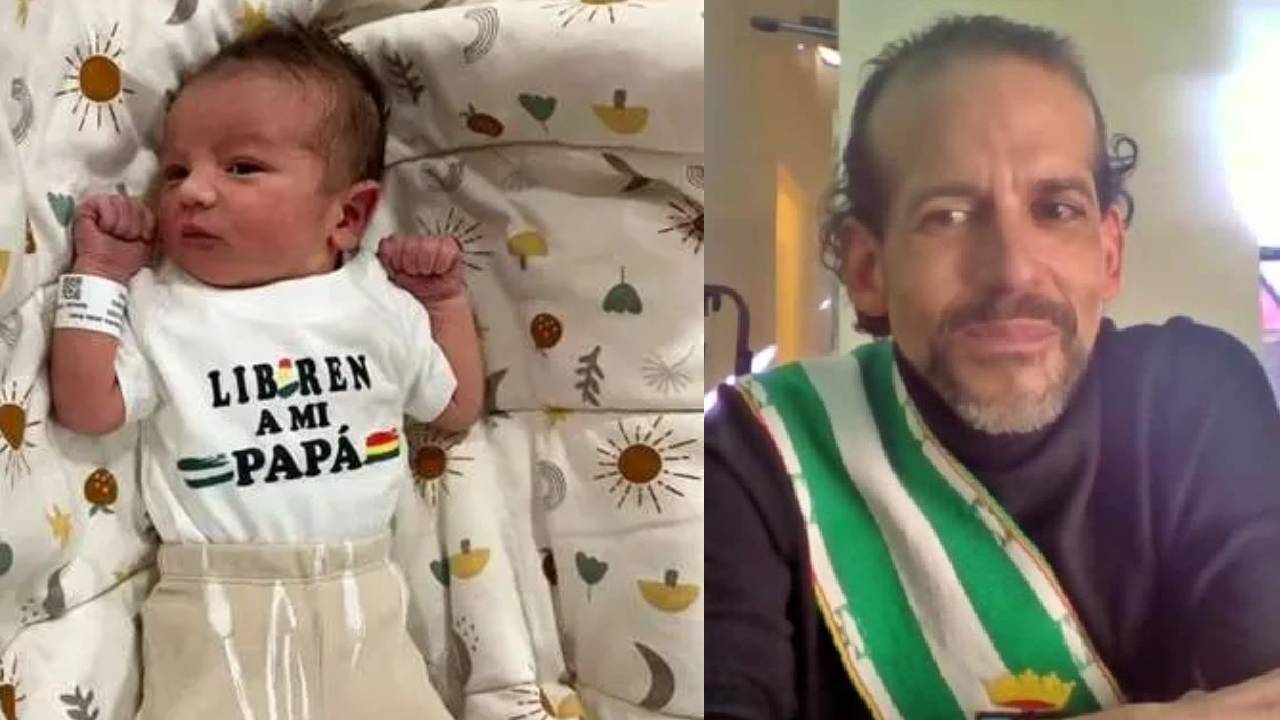 Camacho Conoce a su Hijo Después de 40 Días desde las instalaciones de Chonchocoro