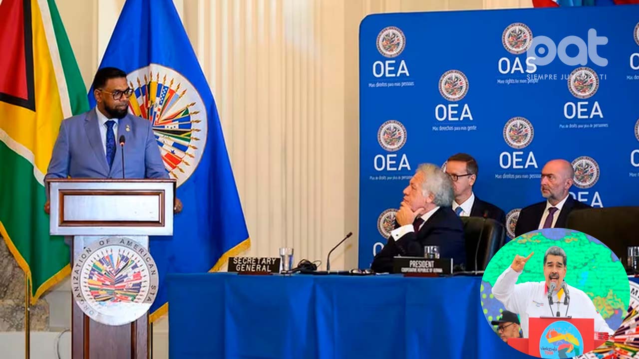  Guyana busca condena de la OEA ante intentos de anexión territorial de Venezuela
