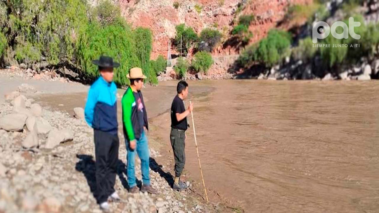 Búsqueda intensa de mujer de 83 años arrastrada por crecida del río en Villa Abecia, Chuquisaca