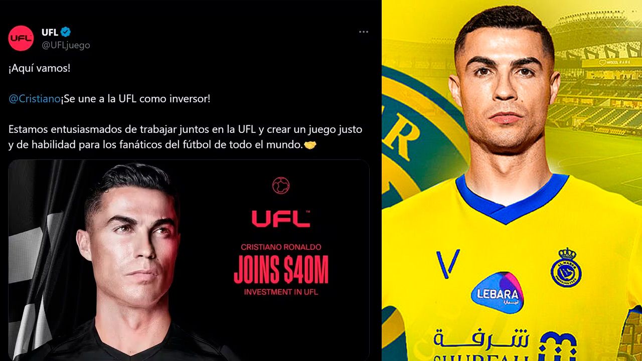 Cristiano Ronaldo realiza una inversión novedosa de 43 Millones de Dólares en UFL, un juego de fútbol gratuito