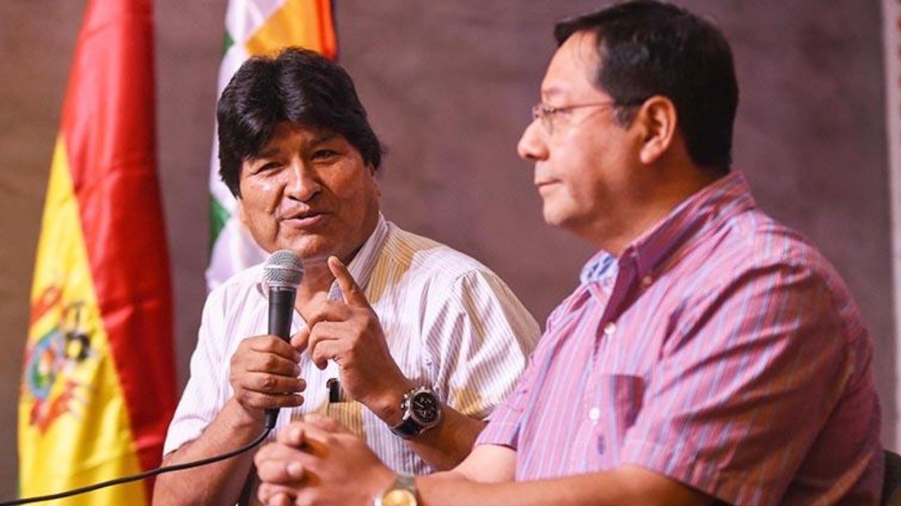 “Nunca hay que colgar  los cachos”, Evo responde al presidentE Arce