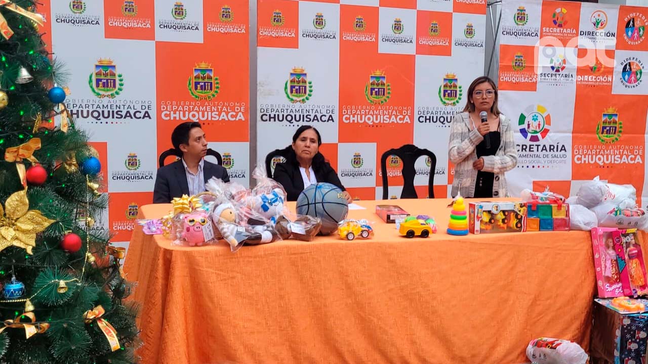  Campaña "Una navidad de locura" con la recolección de más de 55 mil juguetes para comunidades rurales en Chuquisaca