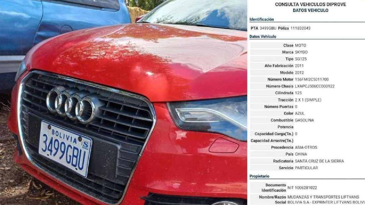 Hijo del subgobernador de Comarapa detenido: Auto de lujo resulta ser robado