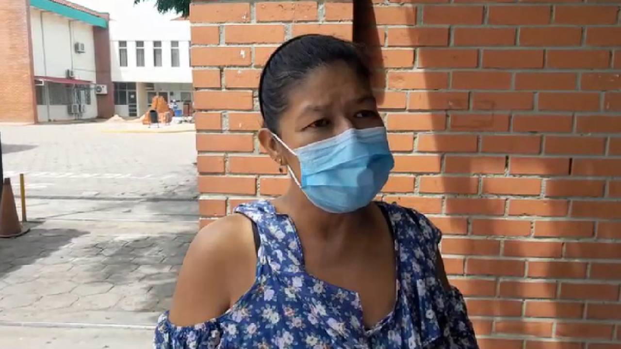 Esposa de víctima apuñalado pide ayuda económica para cubrir gastos médicos
