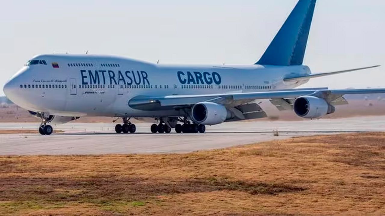 Rechazo del régimen de Maduro al decomiso del avión Irání en Argentina