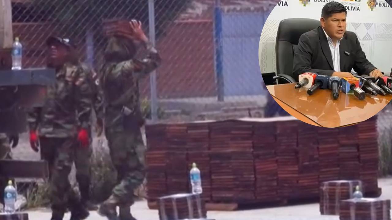 El ministro Jaime Mamani detalla la incautación de más de 8 toneladas de cocaína en Oruro