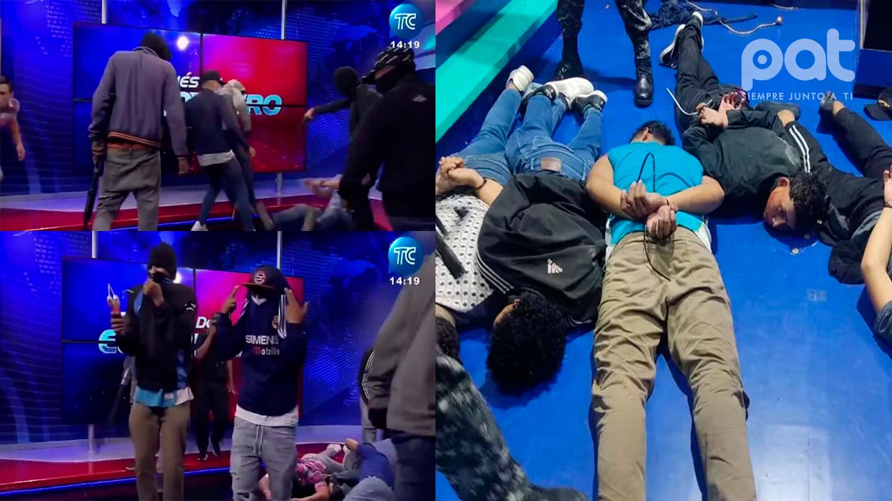 Narcos toman canal de TV en Ecuador y advierten al presidente que con la mafia no se juega