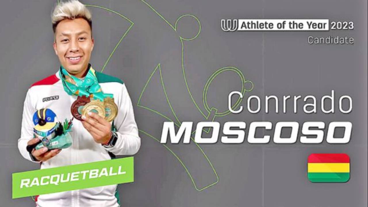 Conrrado Moscoso nominado para "Atleta del Año" en los juegos mundiales
