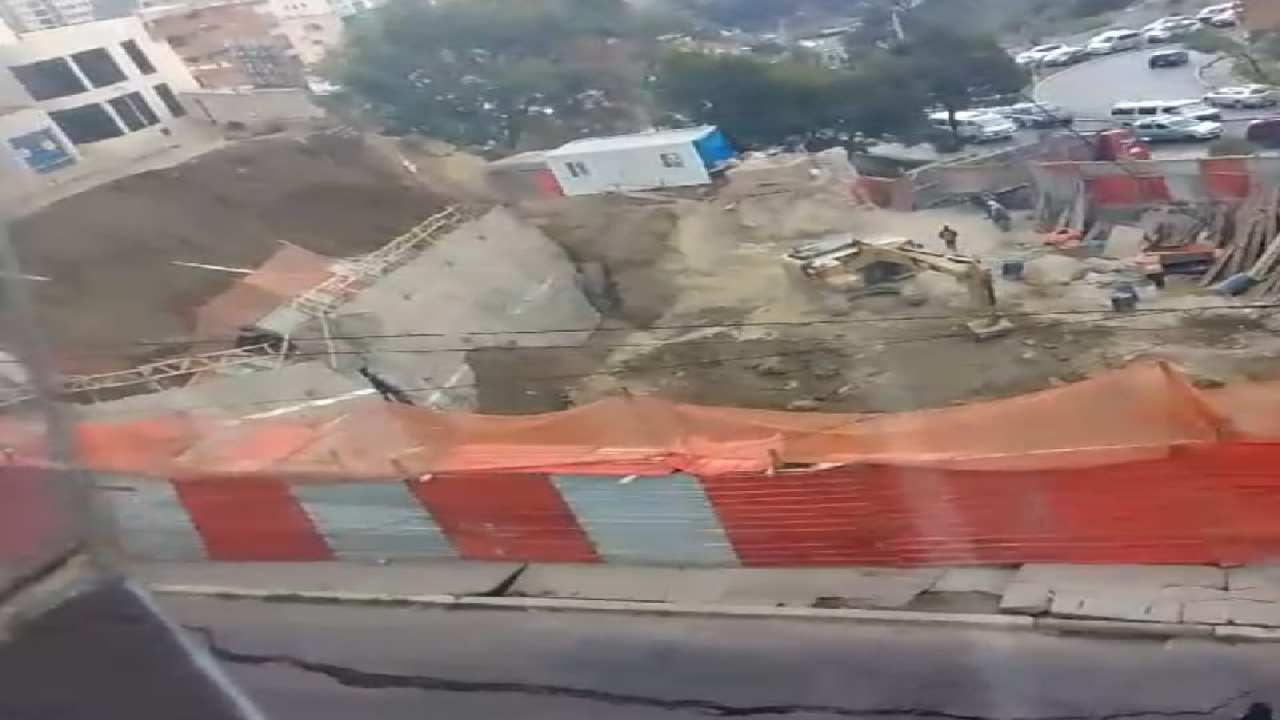 Caída de plataforma en la Av. 20 de Octubre genera temor en vecinos