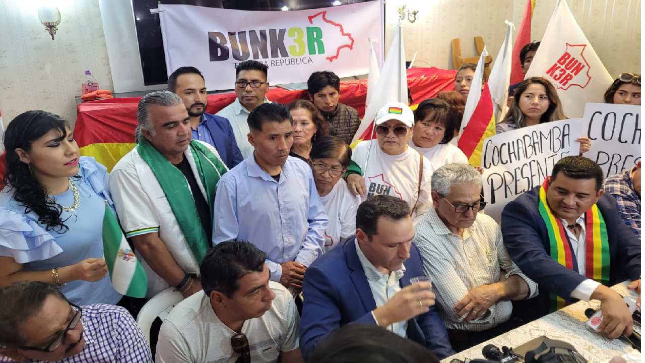 BUNKER Convoca a marcha en Sucre para denunciar supuesto golpe progresivo judicial
