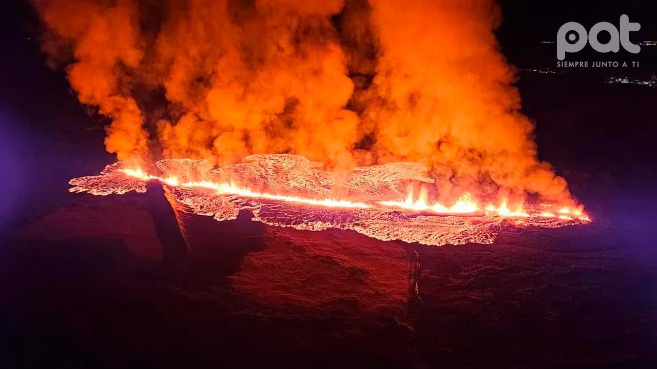 Segunda erupción en un mes en Islandia: Comunidad evacuada con éxito