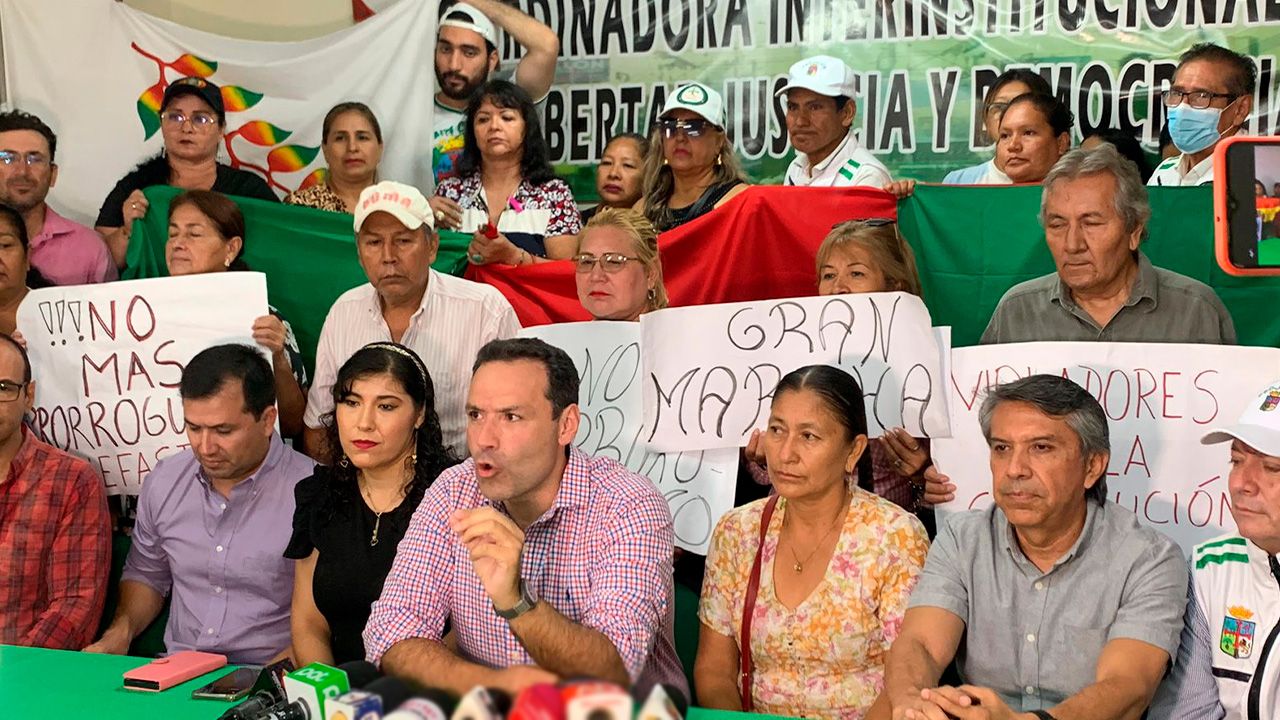 Plataforma el Búnker convoca a marcha y cabildo judicial en Santa Cruz contra Magistrados prorrogados