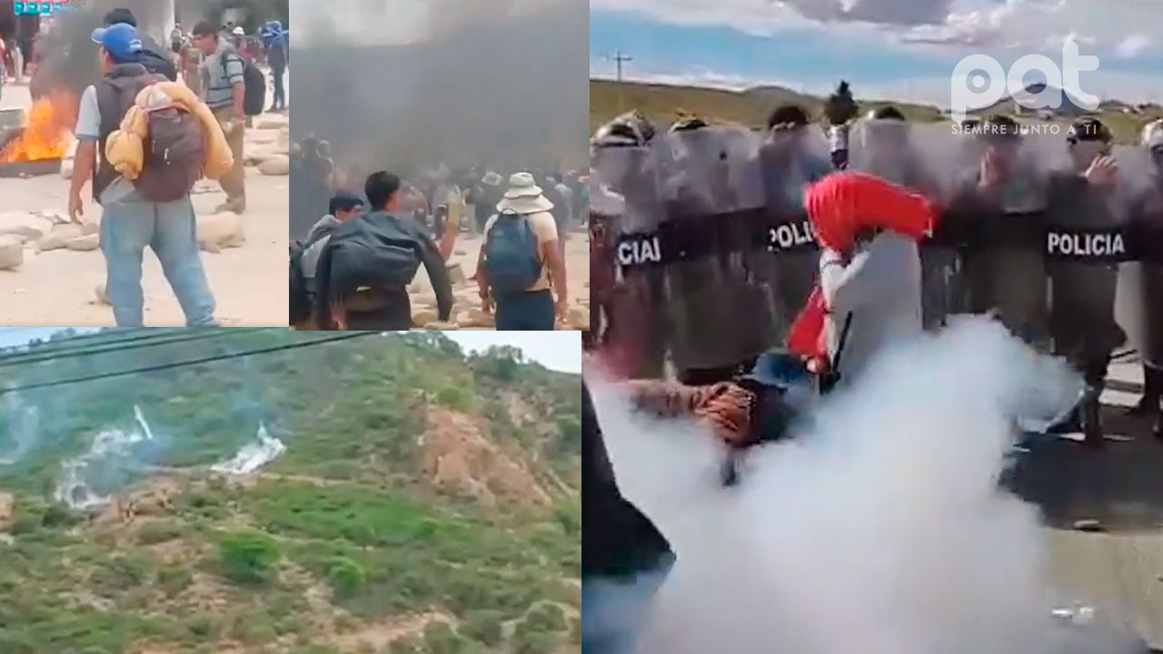  Leonardo Loza del MAS denuncia represión a manifestantes en el "Día del Estado Plurinacional de Bolivia"